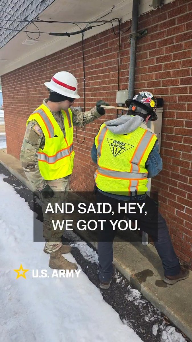 When the power goes down, the Army Corps of Engineers steps up. 🇺🇸 Watch how the Corps of Engineers worked through the January winter storms to get water and power back to American communities. 🎥 USACE HQ