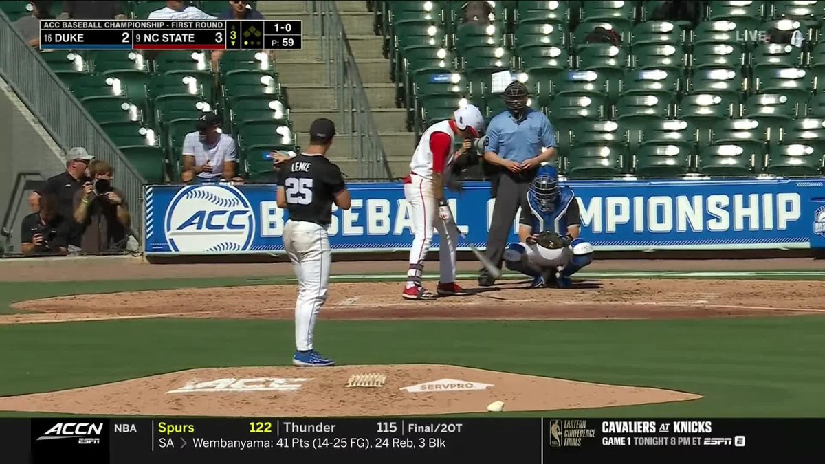 That's 14 for 14! Ty Head, no doubter. B3 | Wolfpack 4, Duke 2