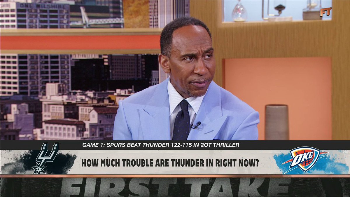 "What answer is there possibly for this brother? ... Game 2 is a must-win situation. If not, the San Antonio Spurs are going to the finals." Stephen A Smith reacts to the Spurs' double overtime win vs. the Thunder 🏀