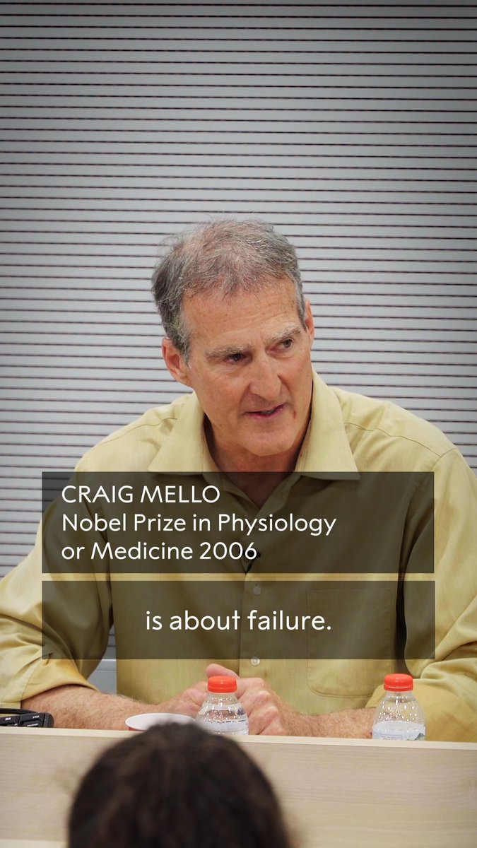 "Science is about failure. We learn from the failures." Even Nobel Prize laureates fail. Medicine laureate Craig Mello speaks about how the challenge of science goes hand in hand with encountering failure. Mello shared the 2006 medicine prize with Andrew Fire “for their discovery of RNA interference - gene silencing by double-stranded RNA.”