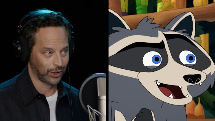 Friends support friends (especially when they make absolute fools of themselves). Nick Kroll, Zach Woods, June Diane Raphael and Sabrina Jalees voicing Ray, Josh, Dawn and Penelope on Mating Season.