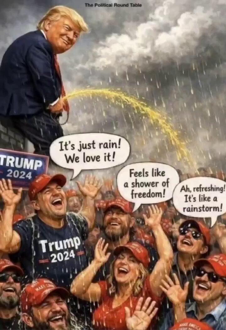Trumpers love Donnie's "Rain!" 🤣🤣🤣