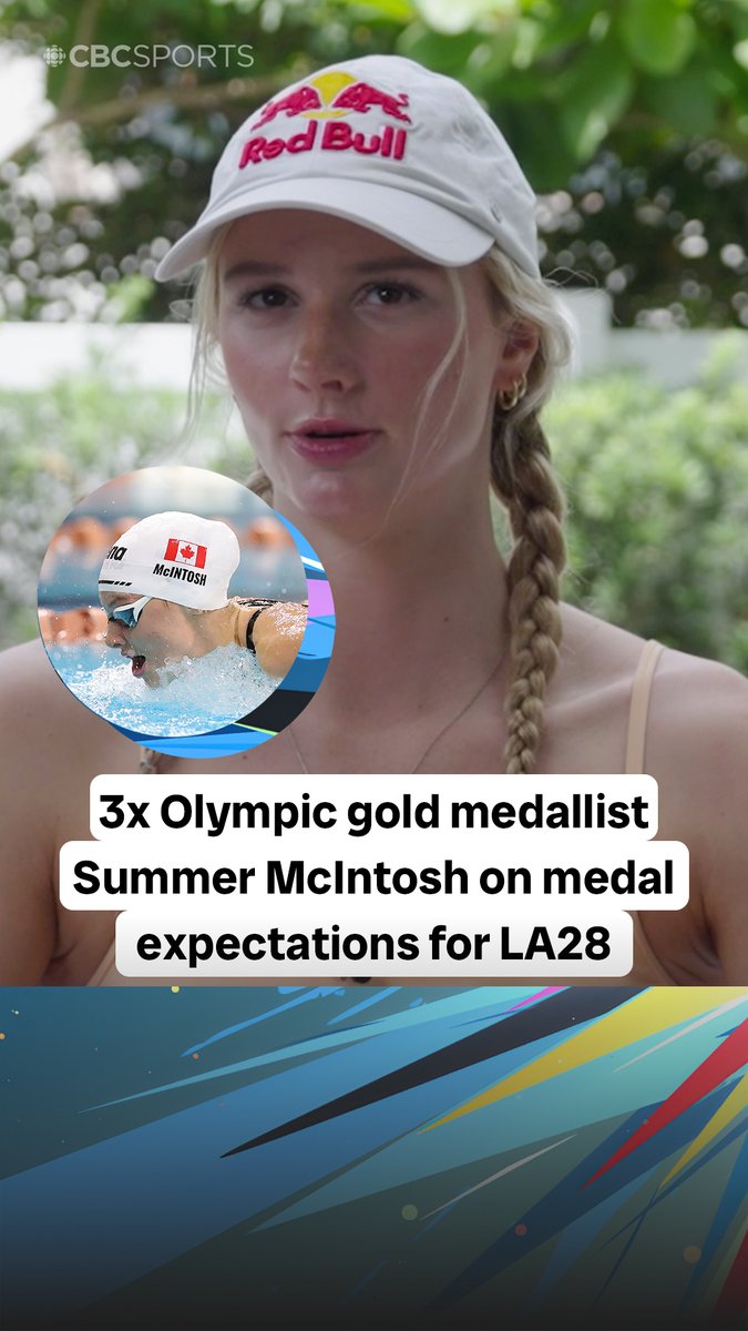 .summer mcintosh has her sights set on LA28 🏊♀️🇨🇦 Watch the full feature here: