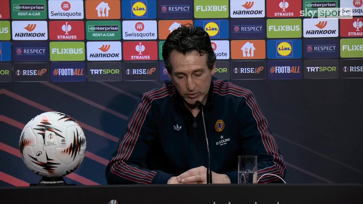 "I'm not a king in this competition, I need to win with Villa" 🗣️ Unai Emery says he is not a king in the Europa League, despite winning it four times in the past 🏆