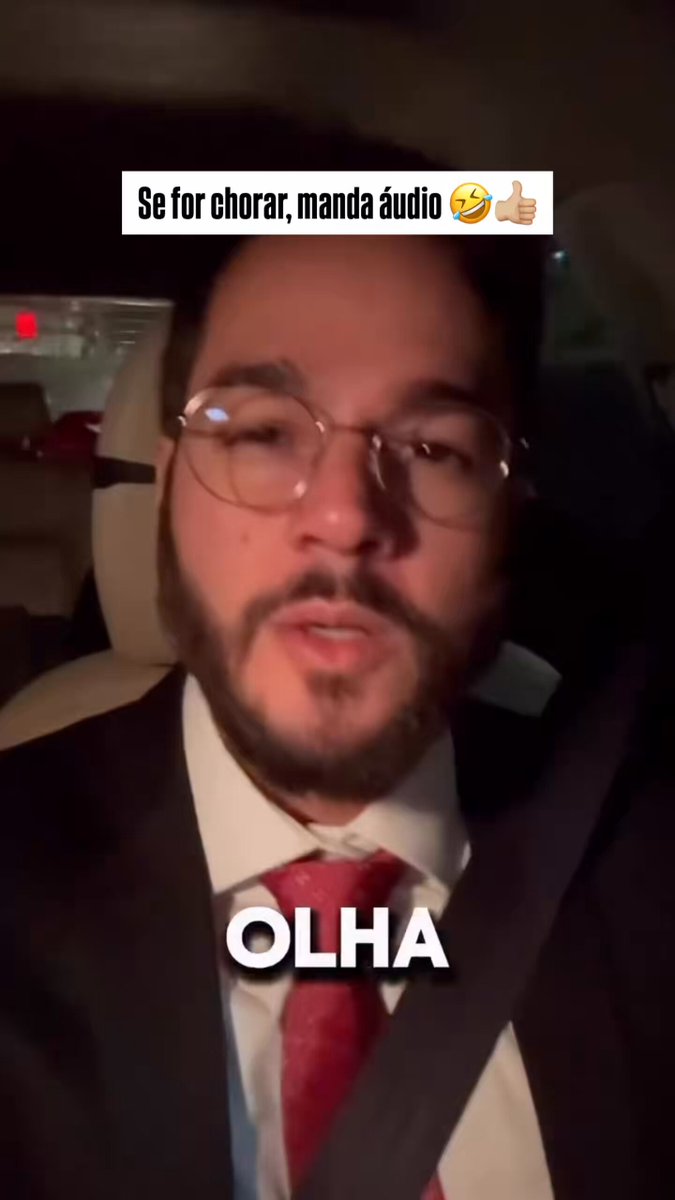 Alô marido de Fátima Bernardes, se for chorar manda áudio 🤣👍🏼