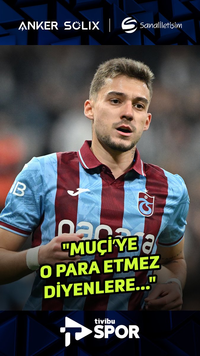 Erman Özgür: Trabzonspor veya Beşiktaş Muçi'nin istatistiklerine sahip bir 10 numara almak istese kaç para verir? 25'ten aşağı istemezler. Muçi 8 milyon euro etmez diyenlere söylüyorum. H. Sercan Yazgan ve erman özgür ile Ligimizi Tanıyor, yayında👇