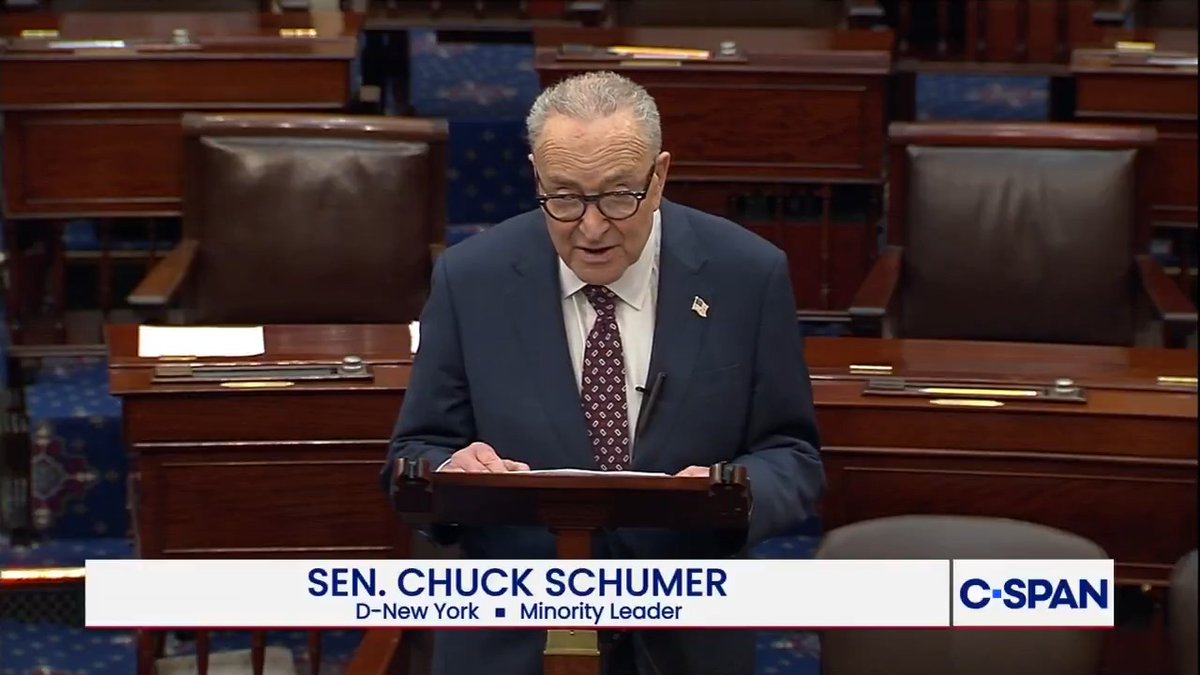 Sen. Schumer: "Republicans can drop this ballroom boondoggle because Democrats exposed it and the public saw it for exactly for it was — Republicans cannot hide from this."