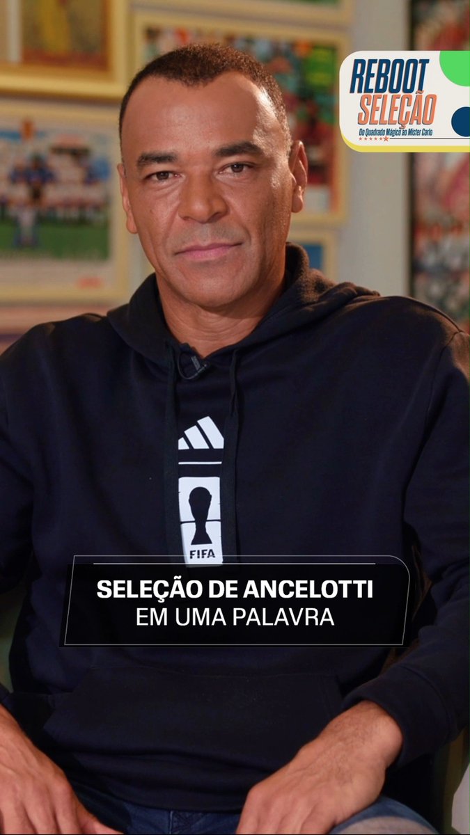 Cafu em entrevista à ESPN: • A Seleção de Ancelotti em uma palavra? “Incrível.” • Uma final de Copa do Mundo que gostaria de ver? “Brasil x Alemanha novamente.” • Em 2026, a Seleção vai…? “Ser campeã do mundo.” 🎥 ESPN Brasil | SportsCenter Brasil