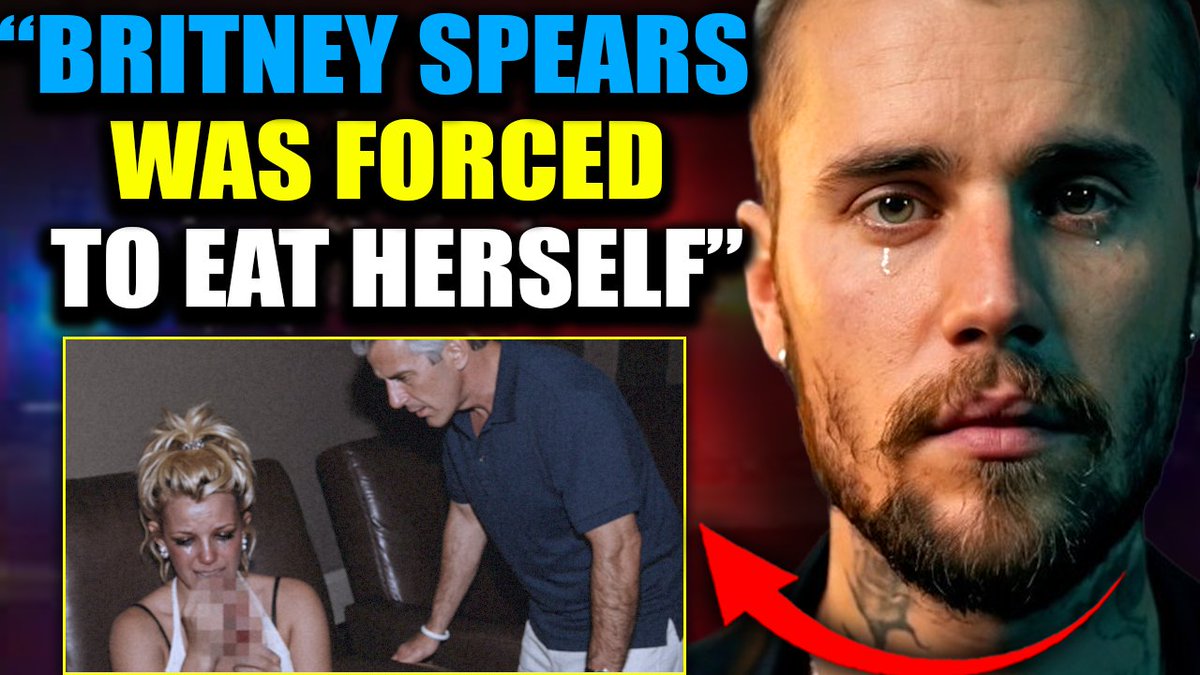 Justin Bieber Exposes 'VIP Pedos' Who Almost Killed Britney Spears in 'Illuminati Blood Ritual' Justin Bieber just went nuclear on Instagram. He says Britney Spears didn’t simply 'break down' ... she endured years of brutal, systematic MKUltra-style Monarch programming. And it all started when she was just a child. The depraved industry executives made her take part in a sickening auto-cannibal ritual designed to fracture her mind and desecrate her body.