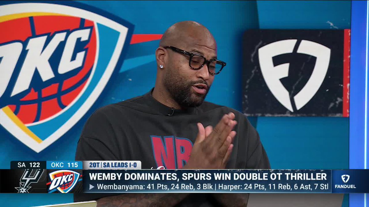 Boogie Cousins blames Chet Holmgren for OKC’s Game 1 loss: “I put this on Chet. You have to step up and accept that challenge... he tucked his tail.” (via Run It Back)