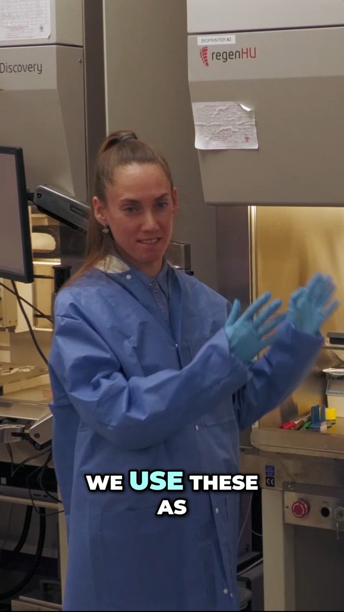 🧬 Take a look inside a 3D tissue bioprinting lab! NIH postdoctoral fellow Dr. Cristina Antich Acedo demonstrates how cutting-edge bioprinting can recreate human tissue structure. By combining different cell types and biomaterials, researchers can mimic real biological environments with precision. 🔬 This technology helps accelerate the path from discovery to treatment: • More predictive preclinical models • Reduced reliance on animal testing • Faster, more accurate drug development
