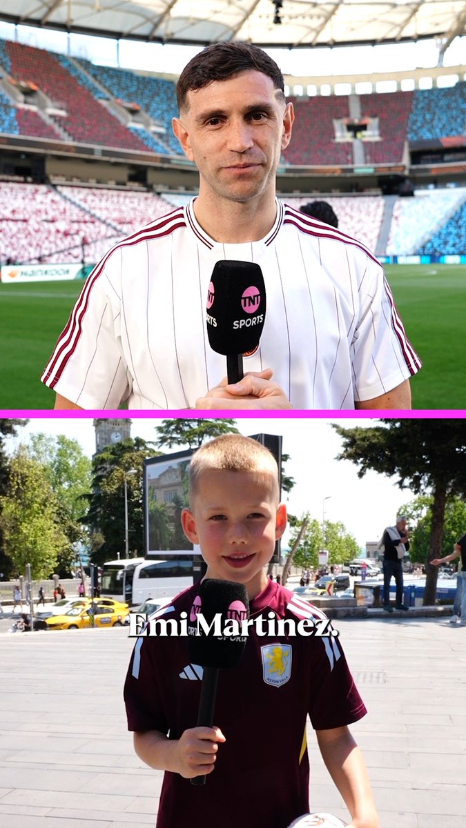 “That’s what you play football for” 🫶 Emi Martinez responds to a touching message from a young Aston Villa fan 📲