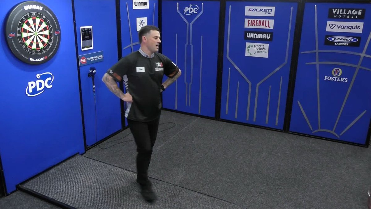 WOODHOUSE WINS MAIDEN TITLE 🏆 Luke Woodhouse has finally claimed his first PDC ranking title 🤩 Woodhouse defeats Andrew Gilding 8-4 in the final in Leicester with a 102+ average, and you can see how much it means to him 🙌 📺 #PC18