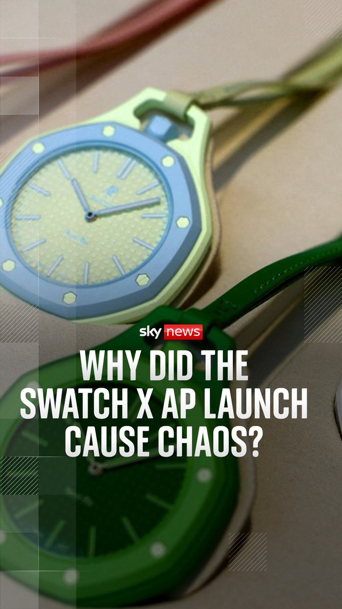 Police in several countries were called as crowds flocked Swatch stores around the world on the launch day of the new Royal Pop watch by Swatch and Audemars Piguet. Read more: