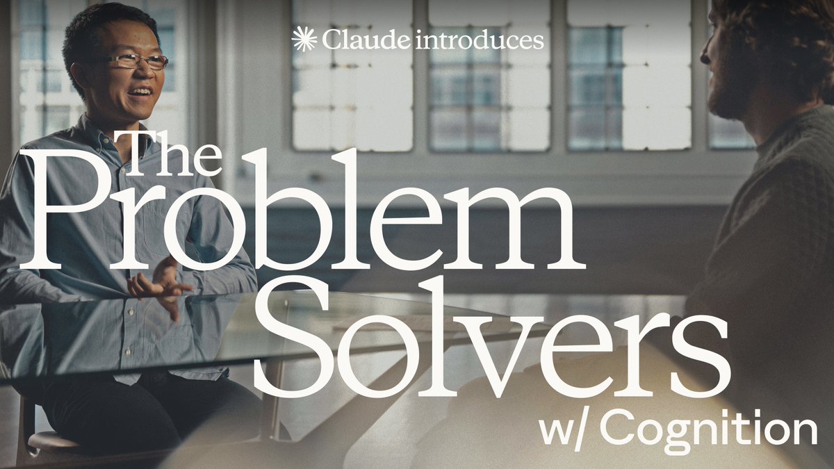 Scott Wu (Scott Wu) runs Cognition, the team behind Devin, an AI software engineer built on Claude. He wants to make building software 10x faster for every engineering team: