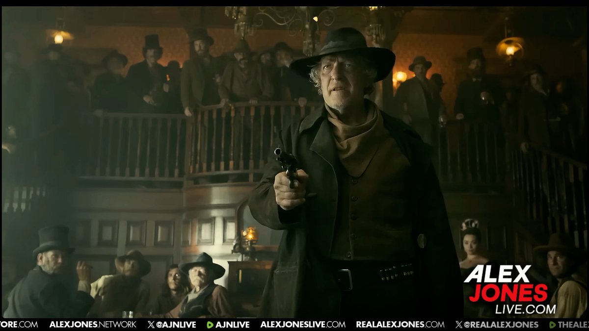 MUST-WATCH: "They Say No Guns Allowed In The Bar! But, Everybody's Got Hidden Guns, So As Soon As Somebody Pulls Out A Gun, Everybody Else Pulls Out Their Guns!" Alex Jones Compares The Worldwide Nuclear Standoff Taking Place To Common Movie Trope In Westerns "That's What It Is— Everybody's Going, 'Actually, We Have Nukes!'" ⬇️WATCH ALEX JONES LIVE NOW⬇️