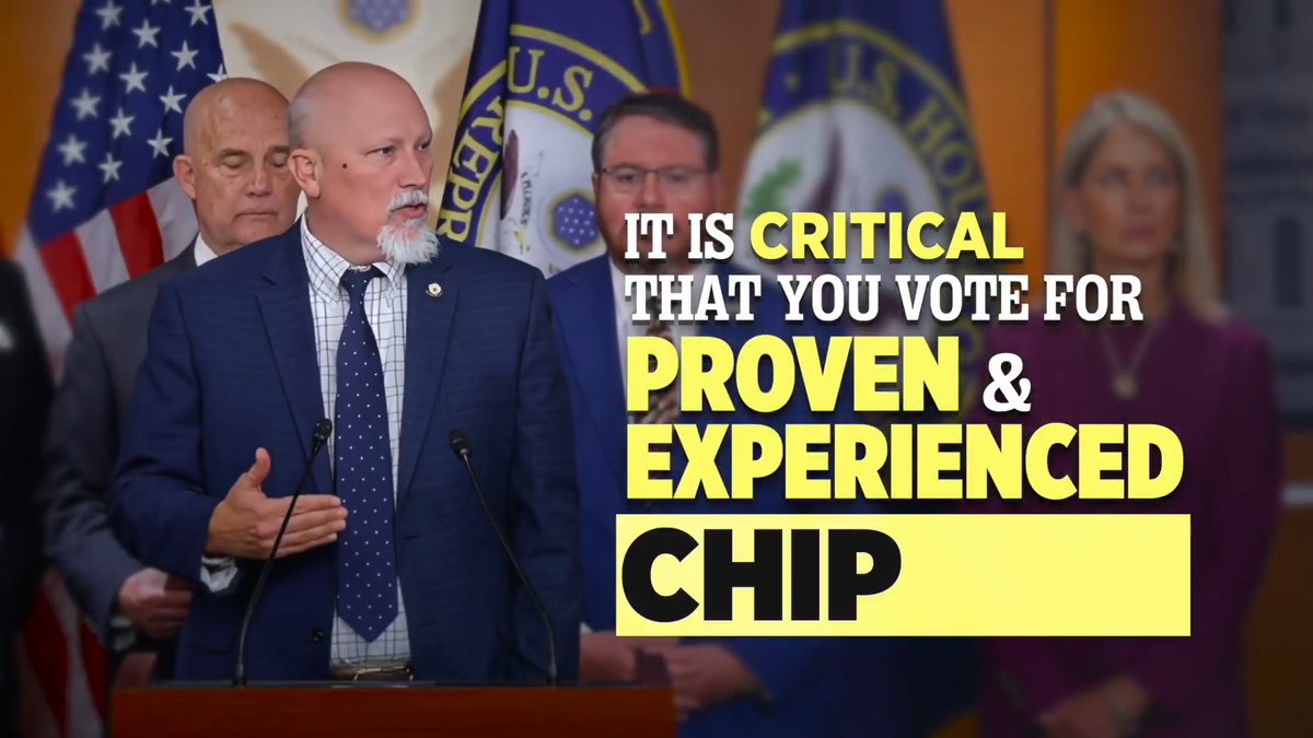 Vote for proven conservative and experienced Chip Roy for Texas Attorney General on May 26. Early voting happening now!