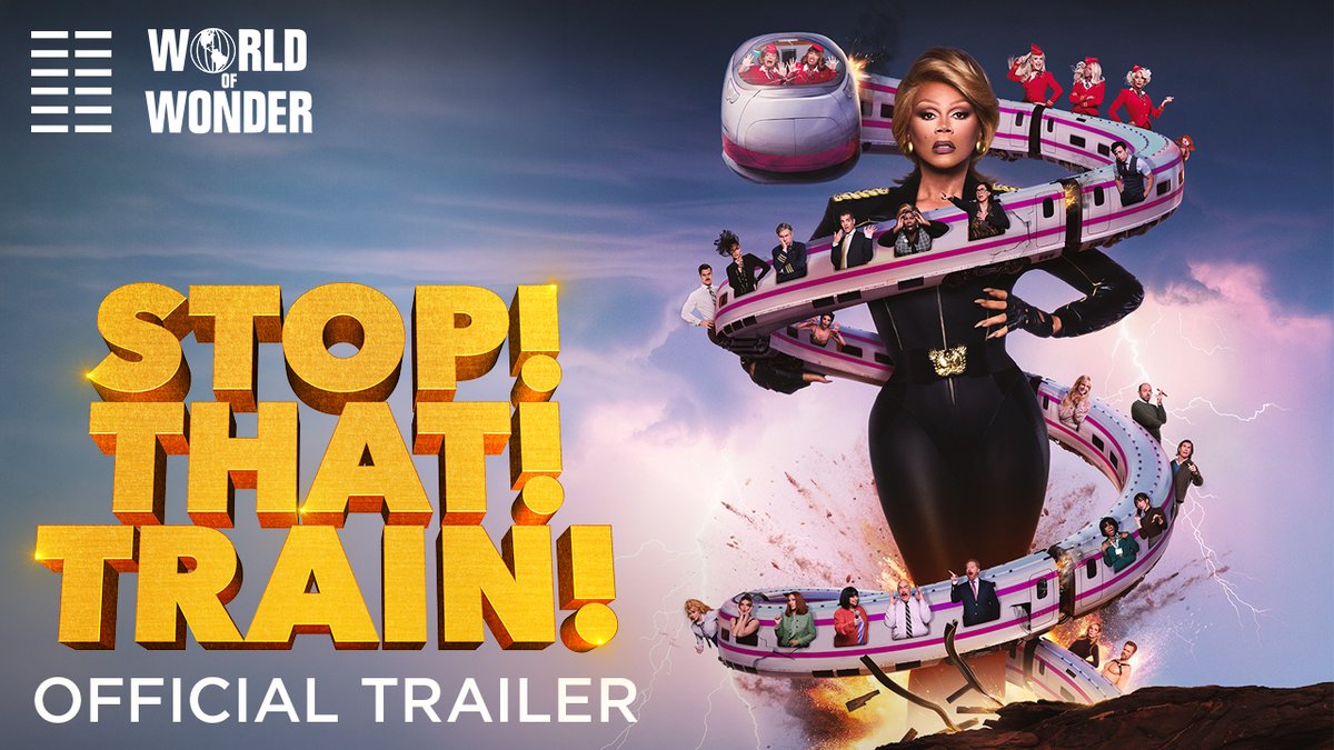 Official trailer for ‘STOP! THAT! TRAIN!’ starring RuPaul. In theaters June 12.