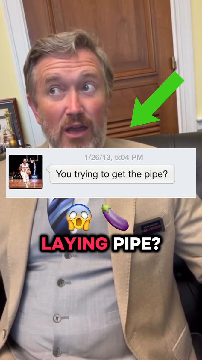 This congressman has been laying pipe 😱🍆