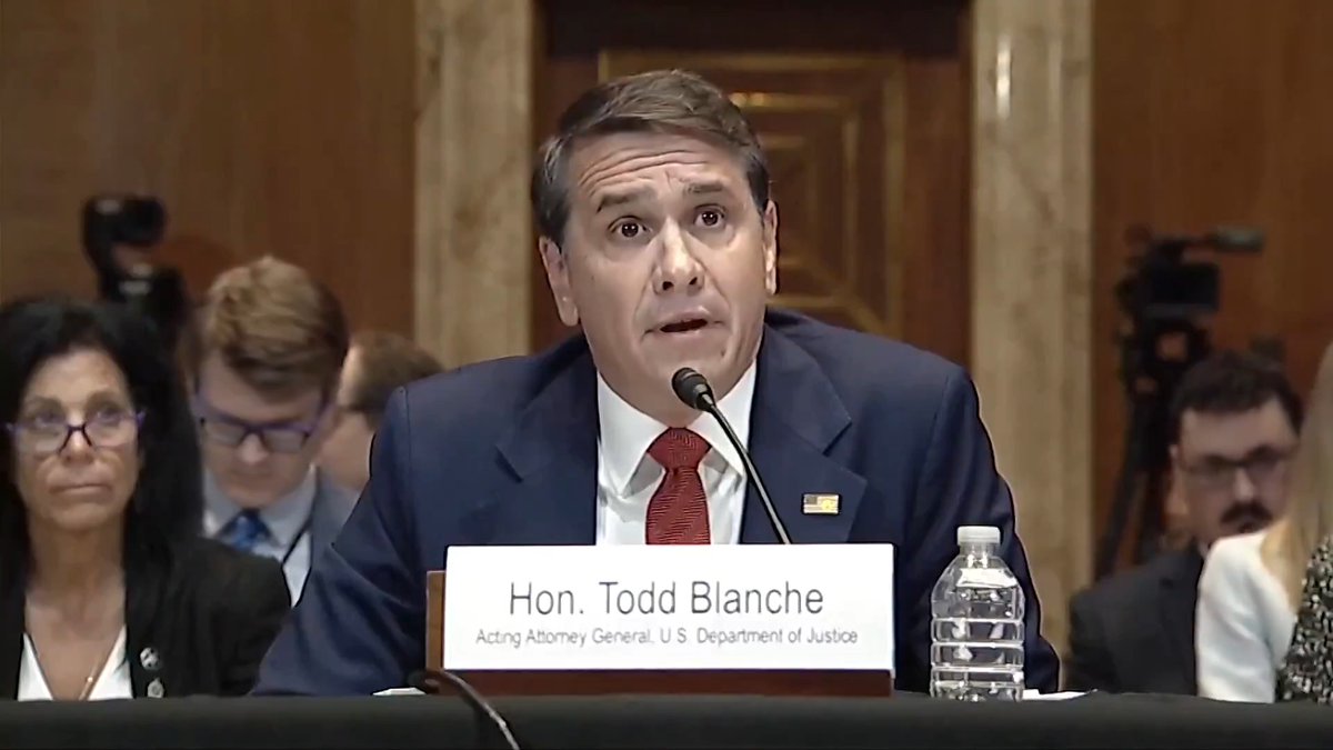 US acting Attorney General Todd Blanche told lawmakers he could not commit to barring money from President Donald Trump's newly announced ‘weaponization’ fund from going to people who assaulted police officers, including during the January 6 riot