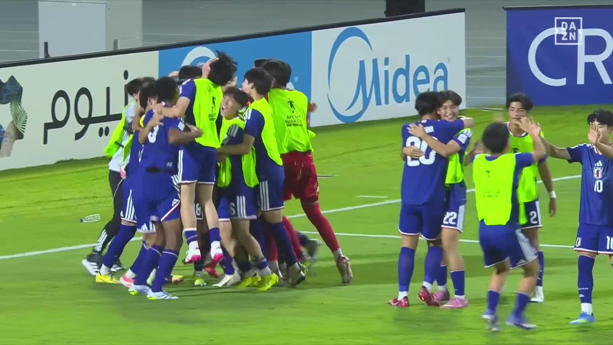 サッカーの神様はいた✨ 土壇場の一撃から最後はPK戦に勝利！ 前回王者🇺🇿との激闘制し決勝進出🔥 文句なしのMOMは🇯🇵大下幸誠 1人目、2人目を連続ストップ！ 🏆AFC U17アジアカップ 準決勝 🆚日本×ウズベキスタン 📱DAZN 見逃し配信中 #U17アジアカップ #だったらDAZN