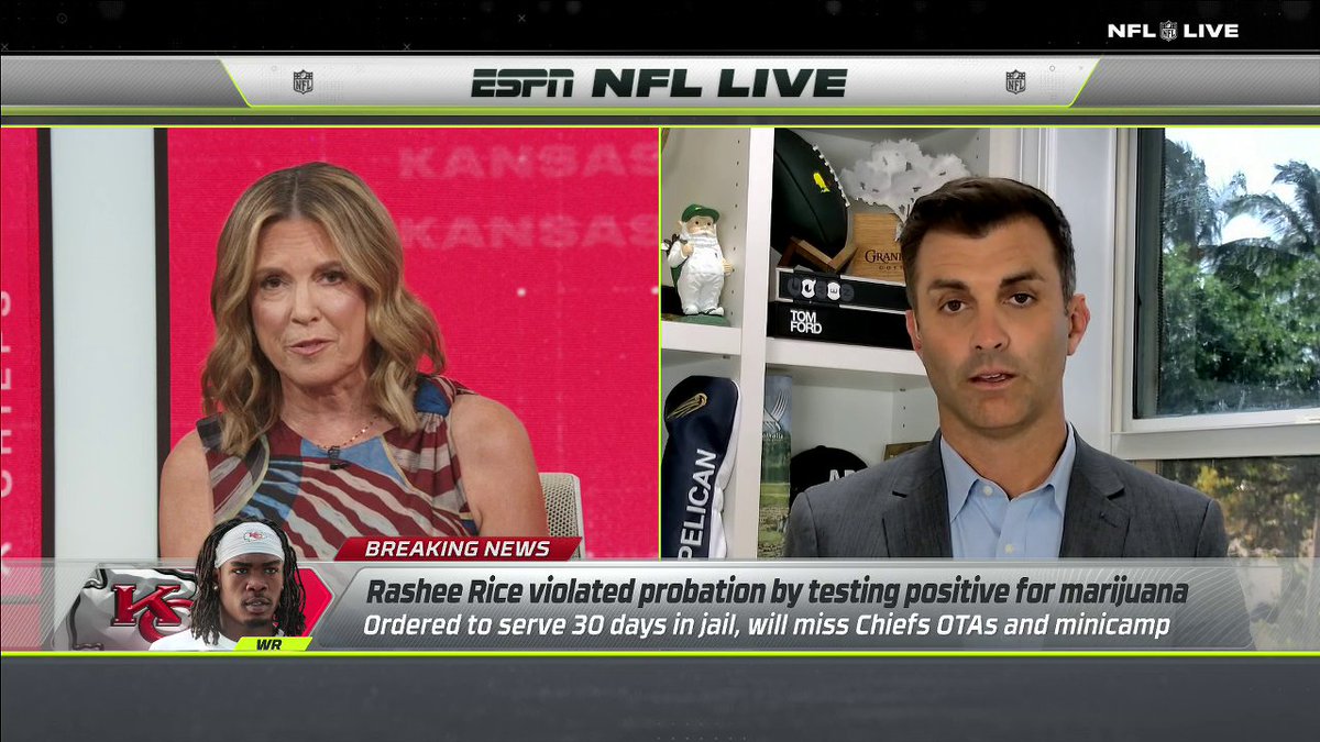 .Jeff Darlington provides insight into Rashee Rice's probation violation.