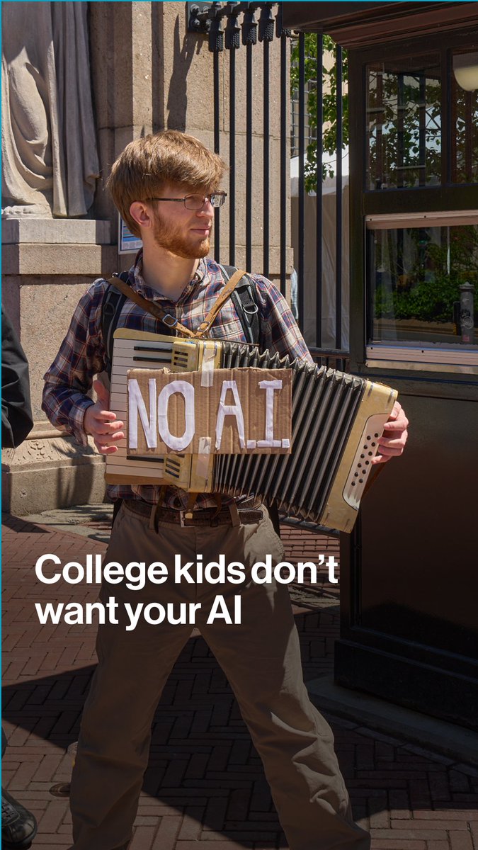 Students are pushing back against the adoption of AI on campuses, with some organizing protests, petitions, and performance art to express their concerns about the technology's effects on their education and job prospects. Bloomberg’s Victor Swezey has more