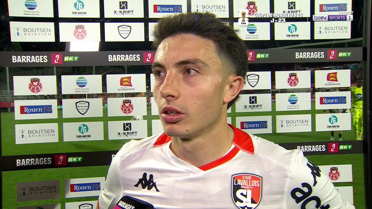 [🎙️Interview] 🇫🇷 Barrage aller Ligue 2/ National 🗣️ Sam Sanna : « Rien n'est fait, tout se jouera dimanche. » FC Rouen 1899 1-1 Stade Lavallois #FCRLAVAL