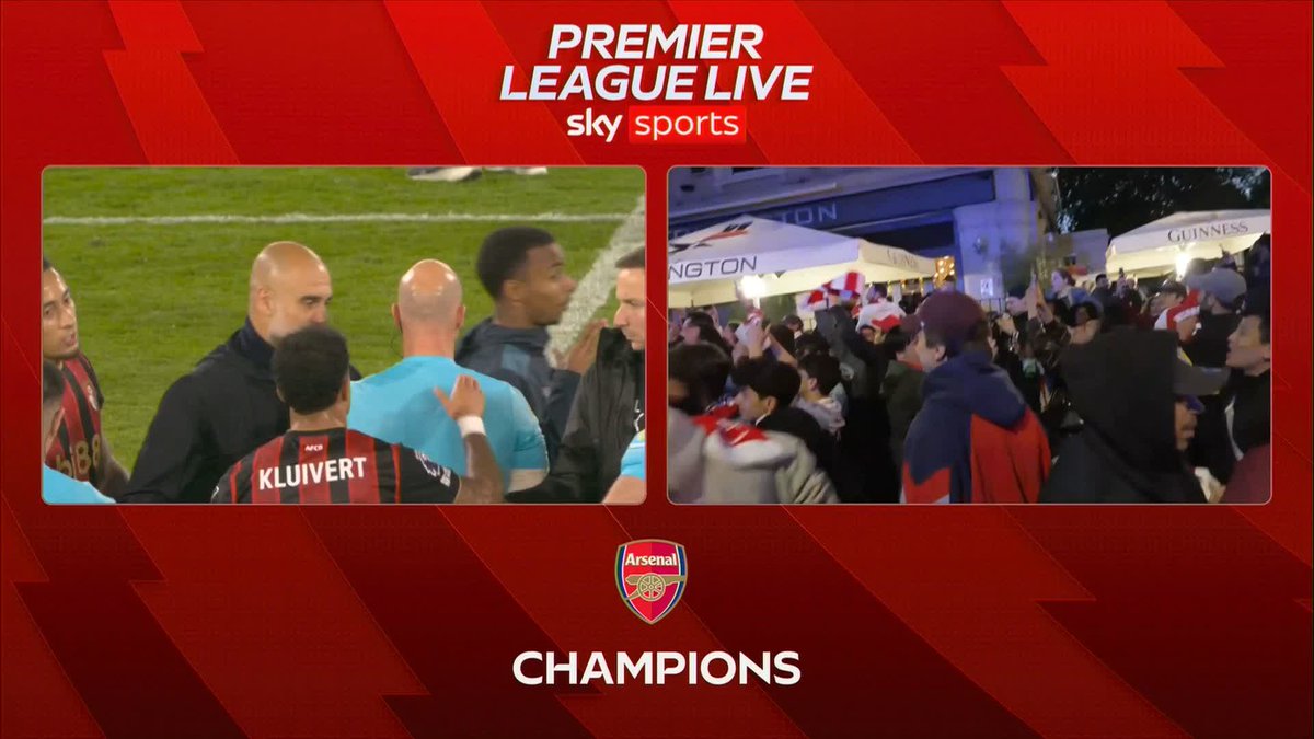 CHAMPIONS! North London reacts to the news from the south coast 🏆