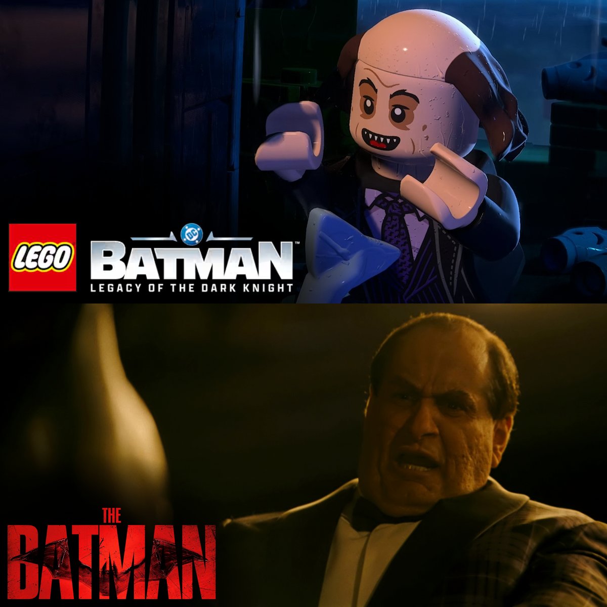 “Woah, woah, woah, woah! Take it easy, sweetheart. You looking for me? How you doing? I’m Oz.” The Batman (2022) vs Lego Batman: Legacy of the Dark Knight (2026) Penguin Scene Comparison.