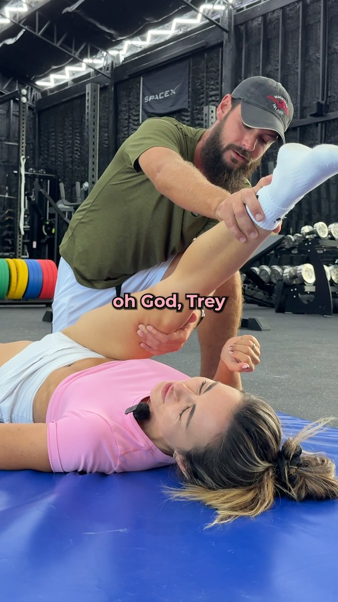 Stretching is easier with assistance