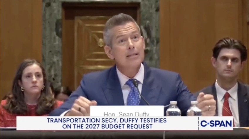 Duffy: Maybe spending time with your children on a road trip is a wonderful experience— Sen. Gillibrand: It is a wonderful thing, but your vacation was paid for by Boeing, Toyota, United Airlines, Enterprise, Shell, Royal Caribbean Group. All organizations and companies you oversee.