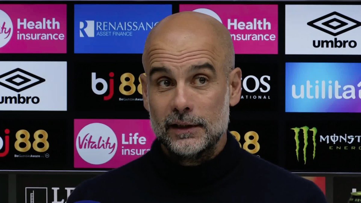 Pep Guardiola congratulates Arsenal and Mikel Arteta on winning the Premier League title ⚽️