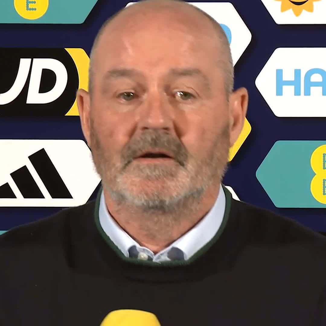 🗣️ "It's a bad look, it doesn't do anybody any favours." Scotland head coach Steve Clarke on Saturday's scenes at Celtic Park as he praises the "feel-good factor" around the national team ⤵️