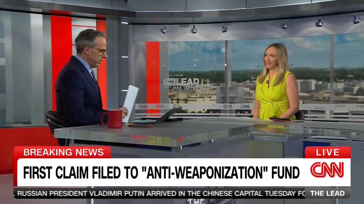 FIRST ON CNN: Longtime advisor and former Trump admin official Michael Caputo files first known claim to the controversial $1.776 billion "Anti-Weaponization Fund." I joined Jake Tapper 🦅 with more: