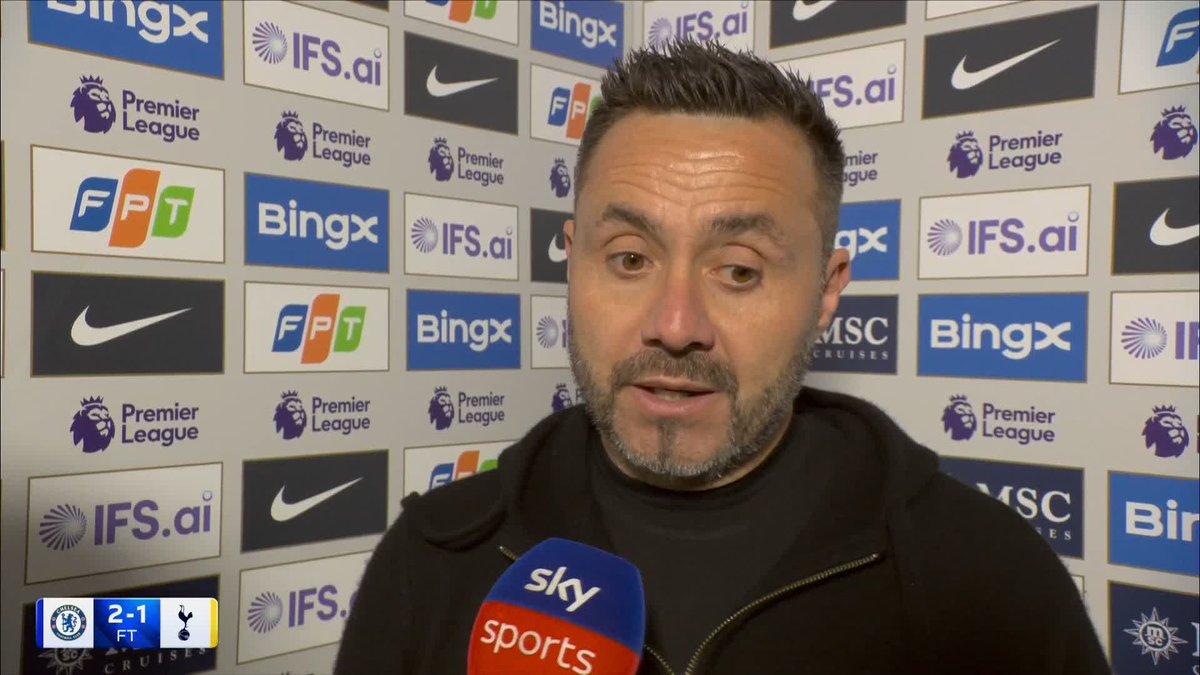 "We have to prepare the last game in the best way" Roberto De Zerbi says Spurs have all the qualities to avoid relegation 🎙️