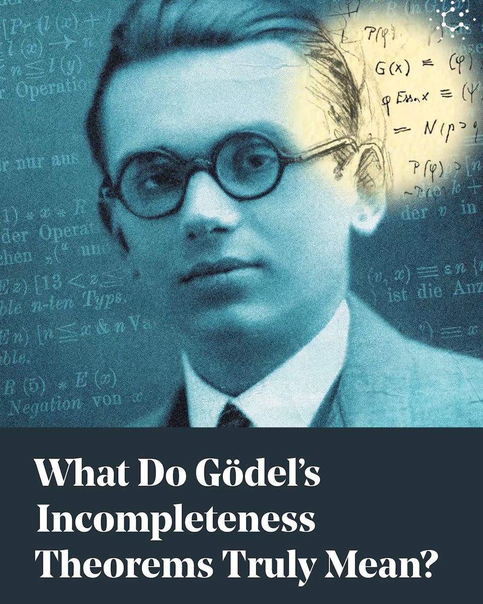 Columnist Natalie Wolchover spent the early weeks of the pandemic learning how the 25-year-old Austrian logician and mathematician Kurt Gödel established that no formal system of math can ever be complete. “Oh yeah, that time you almost went crazy?” was how her wife remembered it. Read the full column: