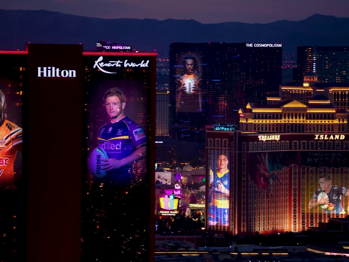 SPOTTED IN LAS VEGAS... 👀 Rugby League is taking over Vegas (again) in 2027 — the teams are confirmed, the stage is set. You do NOT want to miss this. Direct Qantas charter flights and travel packages are ON SALE NOW! This is your only way to secure a ticket to #NRLVegas. Book now: 🎫
