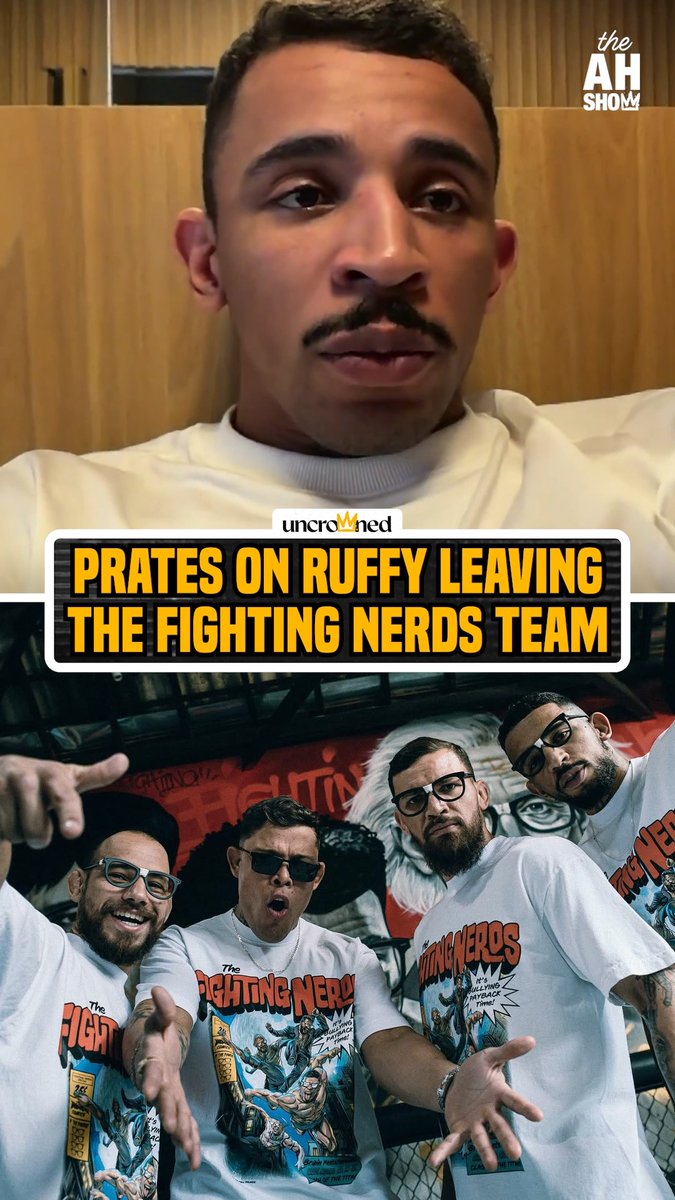 "He's really smart and intelligent. I'm sure he is doing a really good job. I think he's gonna win against Chandler, I'm really excited to watch the fight." Prates had nothing bad to say about Ruffy leaving the Fighting Nerds 🤓 #HelwaniShow