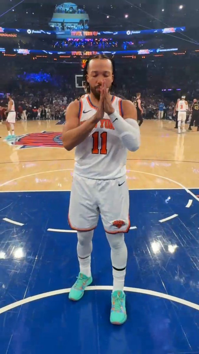 GAME 1 BRUNSON 🙏 The Captain is ready 🗽