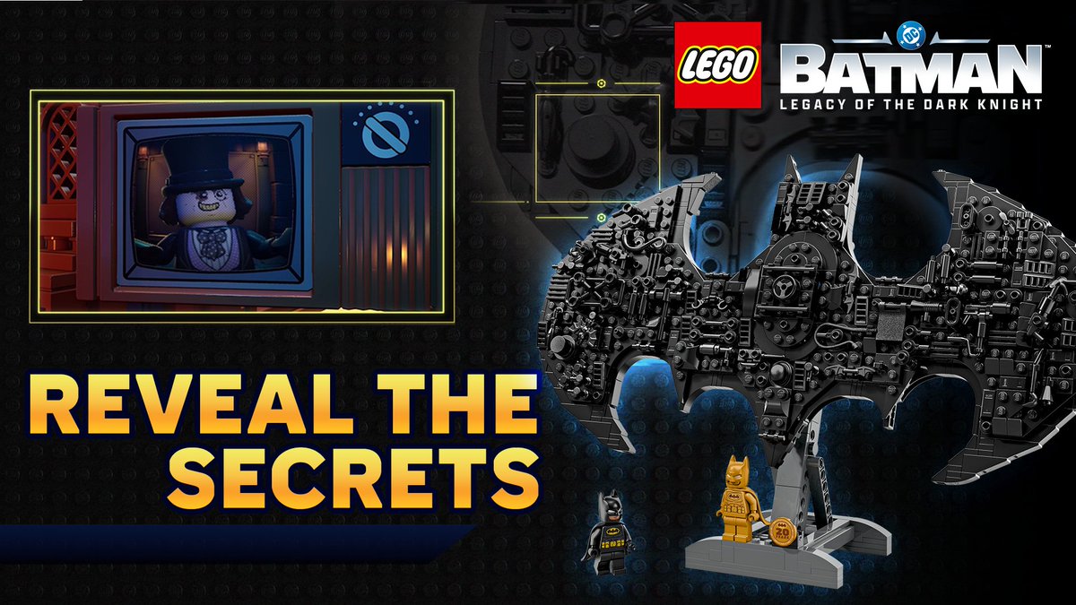 Every brick has a purpose. How many of the Bat Symbol’s secrets have you uncovered 🦇❓ #LEGOBatmanGame