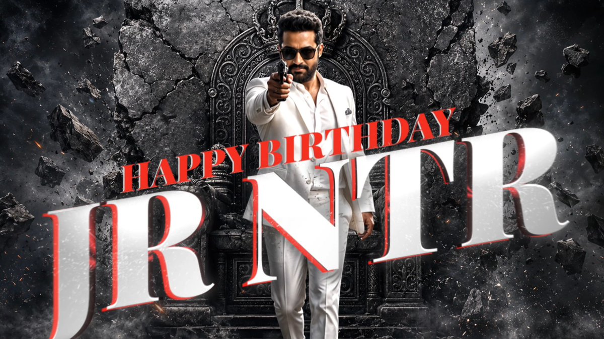 Wishing To The Man of Masses Jr NTR Fan a very happy birthday. Waiting for your powerful screen presence in your upcoming film! #HBDJrNtr #SunGemini