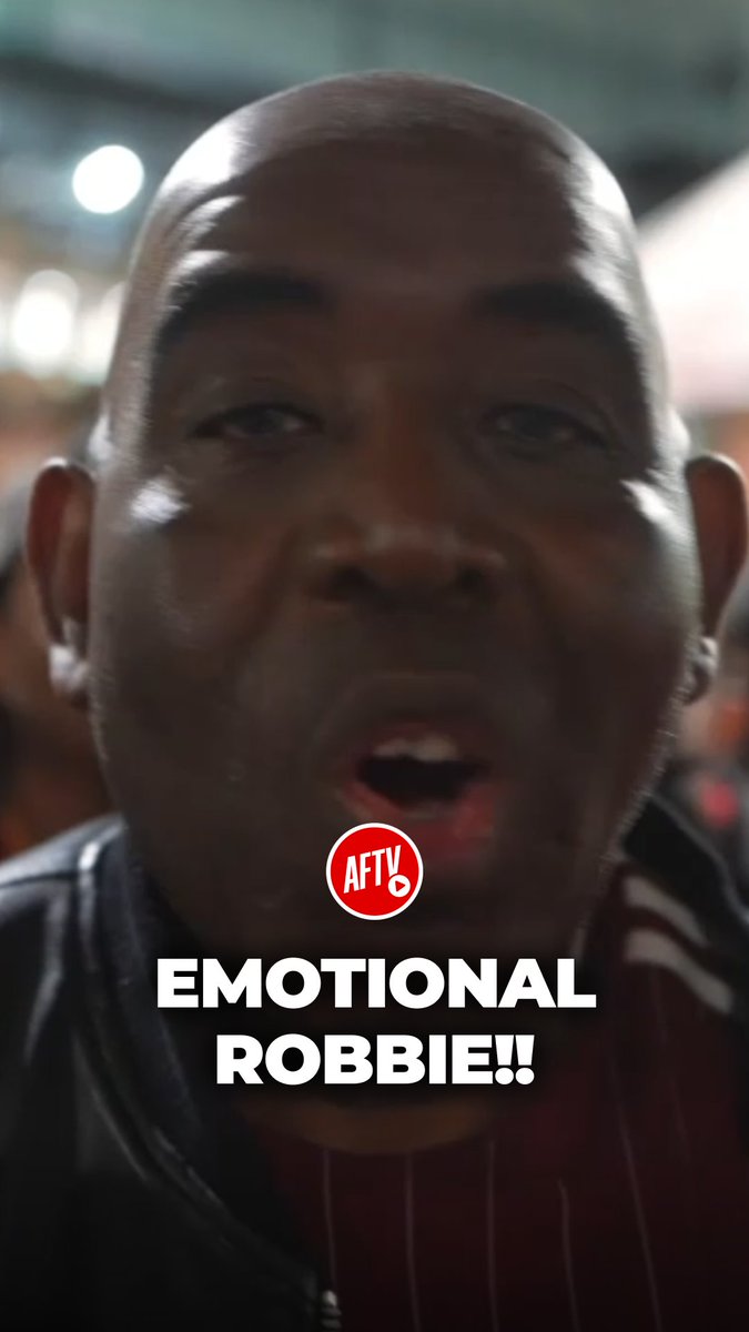 Emotional Robbie after Arsenal Winning The League! 🥹 #AFTV #Arsenal #PremierLeague