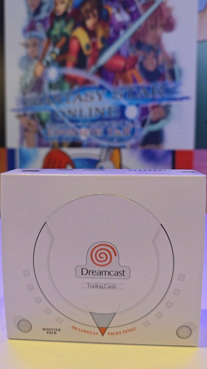 Open a Dreamcast pack with us! Grab a Sega Dreamcast Trading Cards Booster Box today over at Limited Run Games