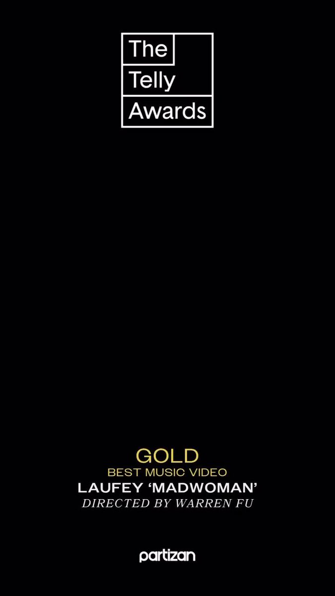 Laufey’s “Madwoman” starring Hudson Williams, Megan Skiendiel, Lola Tung and Alysa Liu, won Best Music Video (Gold) at The Telly Awards 🎥🐠🐟 (via wearepartizan)