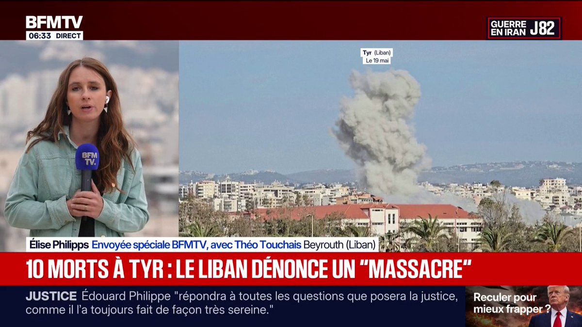 Le Liban dénonce un "massacre" après une frappe israélienne dans le sud du pays qui a fait au moins 10 morts dont des enfants ⤵️