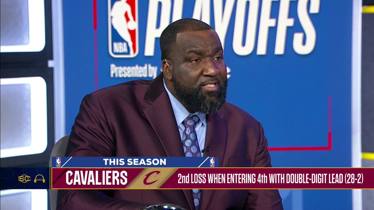 “When the pressure is on we watch [James] Harden and the Cleveland Cavaliers fold like clean sheets.” Kendrick Perkins reacts to the Cavs' Game 1 loss.