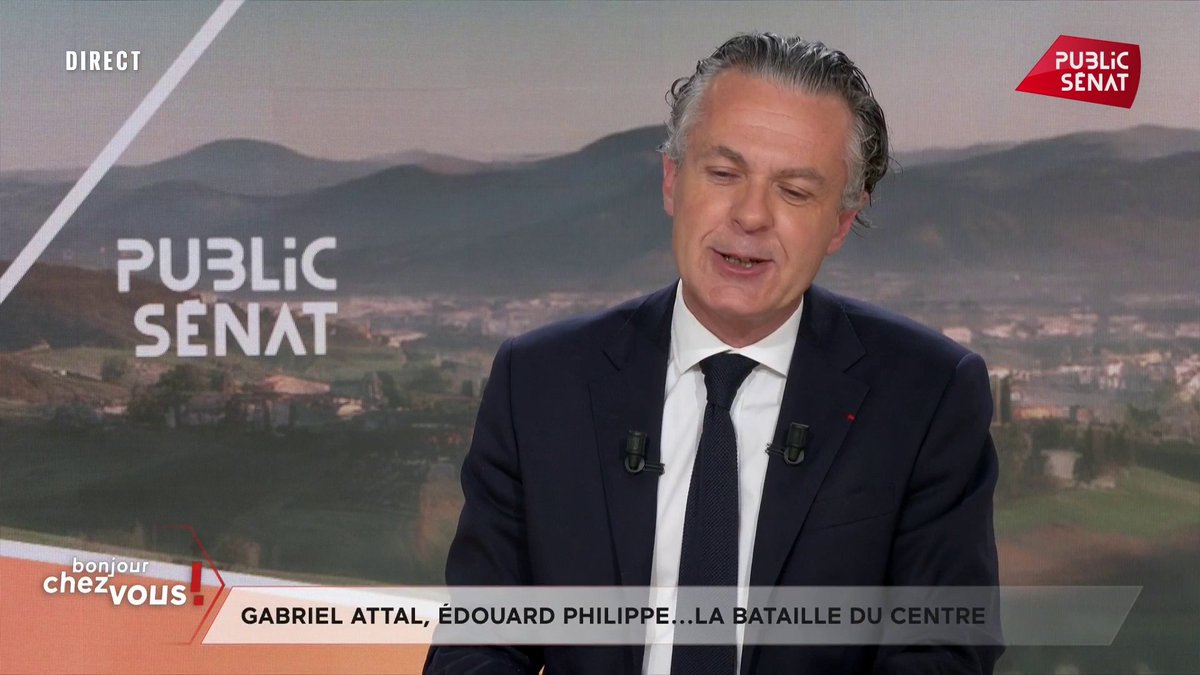 Tribune de soutien à Gabriel Attal : “J’ai beaucoup d'amitié pour Gabriel Attal, mais ce ne sont pas 500 maires, mais 500 élus locaux. Il n’y a pas d’ancrage local de Renaissance”, juge Christophe Béchu maire d’Angers (Horizons). #BonjourChezVous