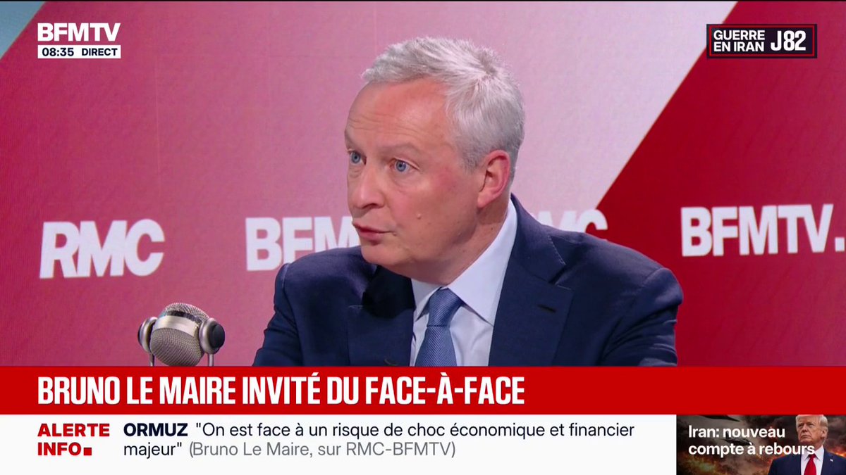 "Taxer, c'est un mot que j'essaye de retirer de mon vocabulaire", affirme l'ancien ministre de l'Économie Bruno Le Maire
