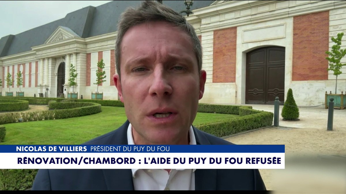 Nicolas de Villiers, président du Puy-du-Fou, s'exprime sur l'aide refusée et pointe l'inaction de l'Etat : «C'est un lieu qui appartient à tous les Français», dans #LaMatinale Toute l'info est à retrouver sur